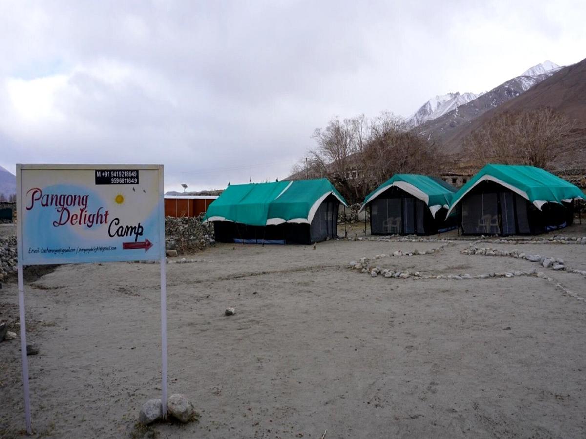 Pangong Delight Camps And Cottages Spangmik Exterior photo